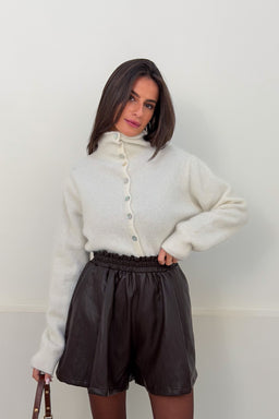 PULL COL MONTANT ROMANE - GILET & CARDIGAN