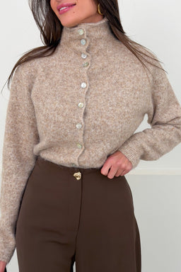 PULL COL MONTANT ROMANE - GILET & CARDIGAN