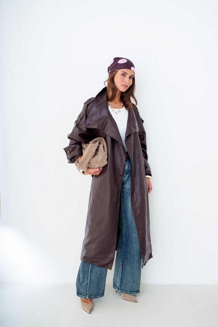 TRENCH SIMILI LEONA - MANTEAU