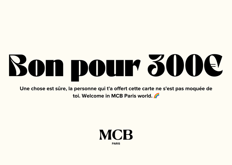 Carte-cadeau MCB Paris