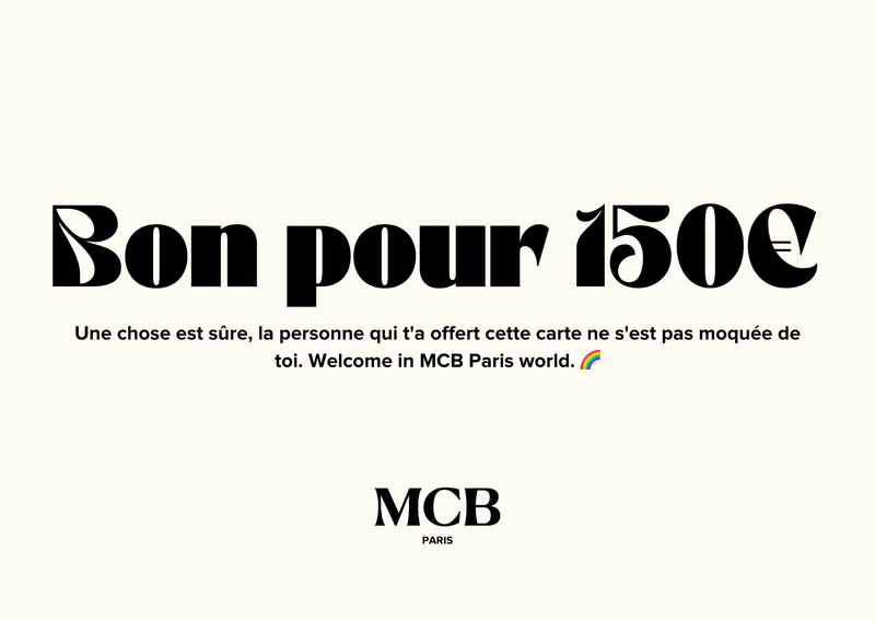 Carte-cadeau MCB Paris - Gift Cards