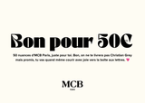 Carte-cadeau MCB Paris - Gift Cards